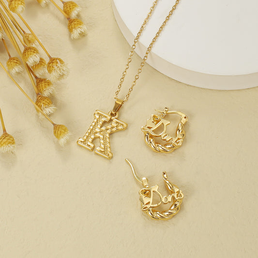 Children's Custom Name Jewelry Set QNBE3005