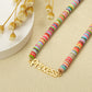Rainbow Chain Custom Name Necklace QNN3630