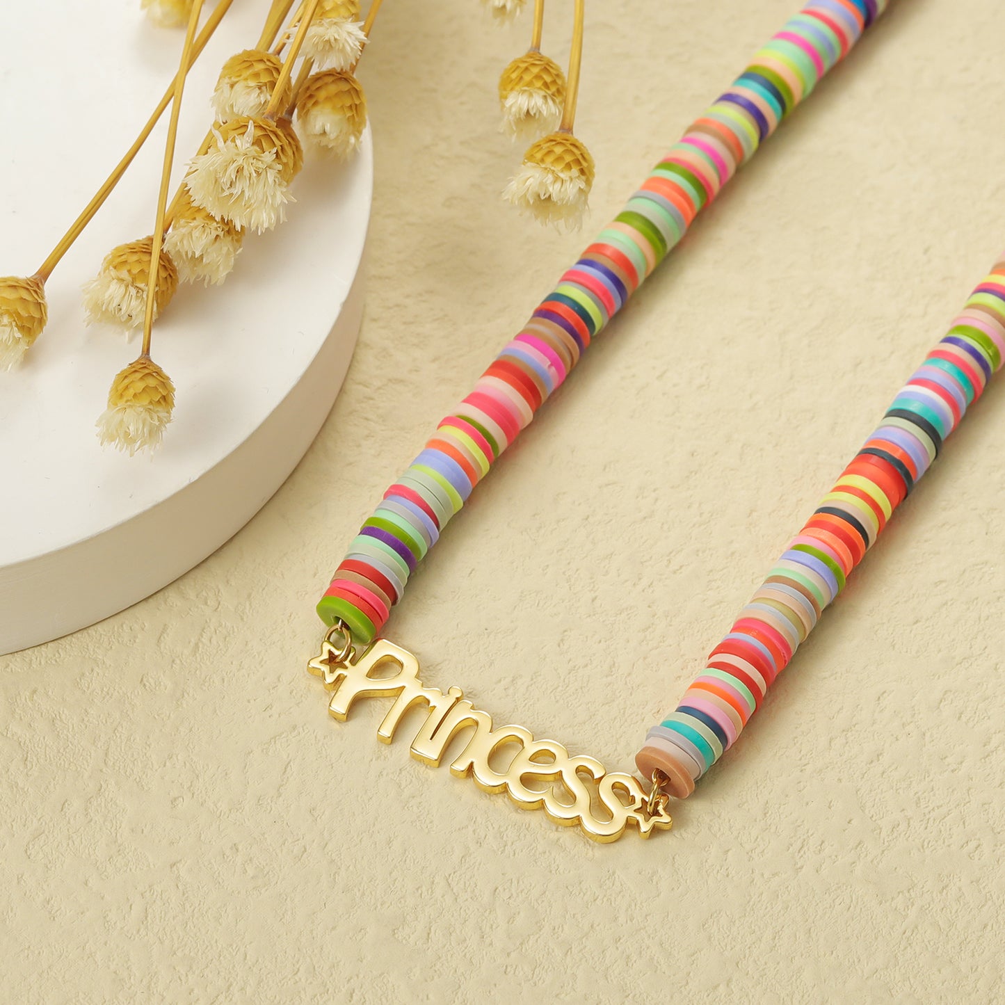 Rainbow Chain Custom Name Necklace QNN3630