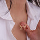 Custom Handwritten Name Necklace With Heart And Birthstone - QCN3563