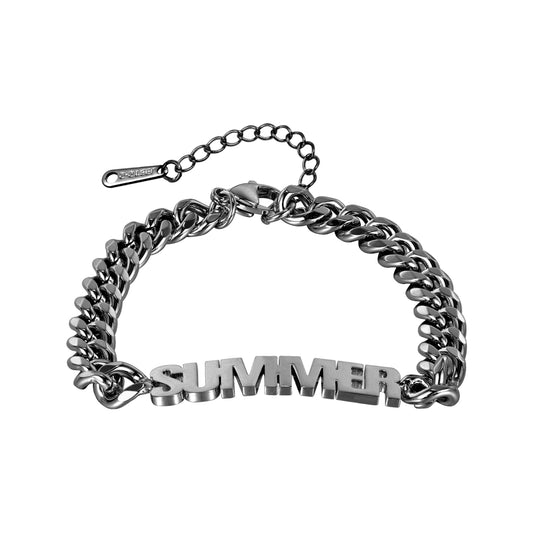 Custom Names Bracelet With Cuban Chain QHB3111