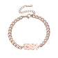 Custom Name Bracelet With Cuban Chain QHB3115