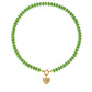 Natural Stone Beaded Necklace with Custom Pendant Style, Bohemian Jewelry-SSN3700
