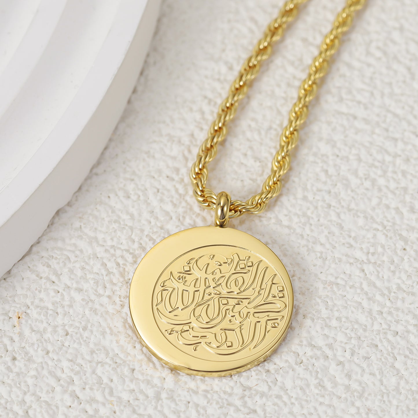 Calligraphy Arabic Stainless Steel Jewelry  SN289