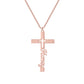 Custom Name Cross Necklace Stainless Steel  Custom Cross Pendant Fashion Jewelry Gift for Him Her-QN3676