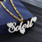 The Lovely Double Plated Name Necklace QN790