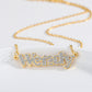 Custom Diamond Name Necklace QN128