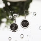 Personalised Word Enamel Earrings QFE-E0008