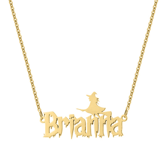 Halloween Name Necklace QNN3033