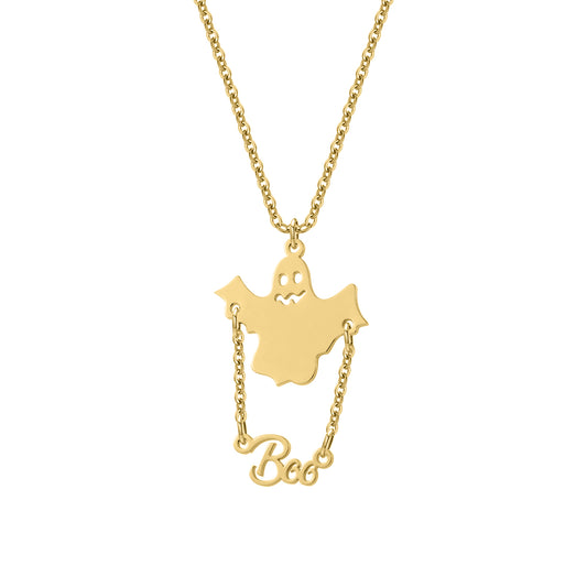 Halloween Ghost Necklace QNN3036
