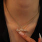 Custom 3mm Thick Iced Out Hip Hop Name Necklace - 3DN3694