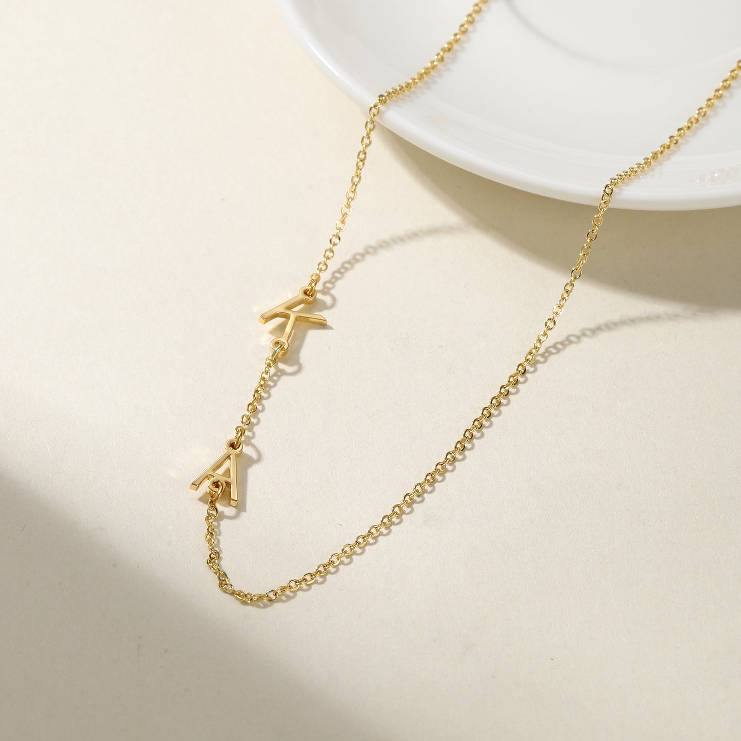 Custom Initial Letters Necklace SN-N8810