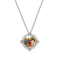 Custom Round Photo Necklace  Memory Pendant 18k Goldplated Jewelry Gift For Women-3DN3748
