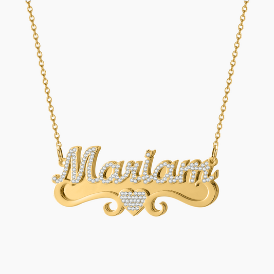 Custom Bling Name Necklace  QN700