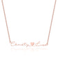 Customized Name Couple Necklace With Heart Design Valentine's Day Gift - QNN3513