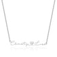 Customized Name Couple Necklace With Heart Design Valentine's Day Gift - QNN3513