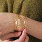 Cutomized Gold Name Bangle For Women QNB3112