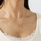 Bubble Letter Bar Necklace