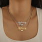 Personalized Heart Necklace With Birthstone For Women-QZN3505