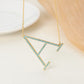 Custom Crystal Initial Necklace For Female MN2105