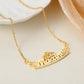 Custom Crystal Name Necklace MN2108