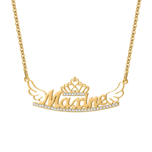 Custom Crystal Name Necklace MN2108