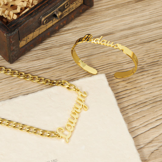 Custom Name Kid Set Jewelry QNB3131