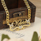 Custom Crystal Sets Names Necklace Name Bangles QZB3133