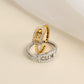 Custom Hollow Name Diamond Ring MR2114