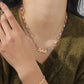 Customized Name Necklace With Devil's Eye Chain QNB3121