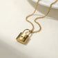 Custom Name Lock Necklace CD-N8809