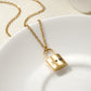 Custom Name Lock Necklace CD-N8809