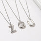 3D Bubble Letters Custom Initial Necklace CN1130