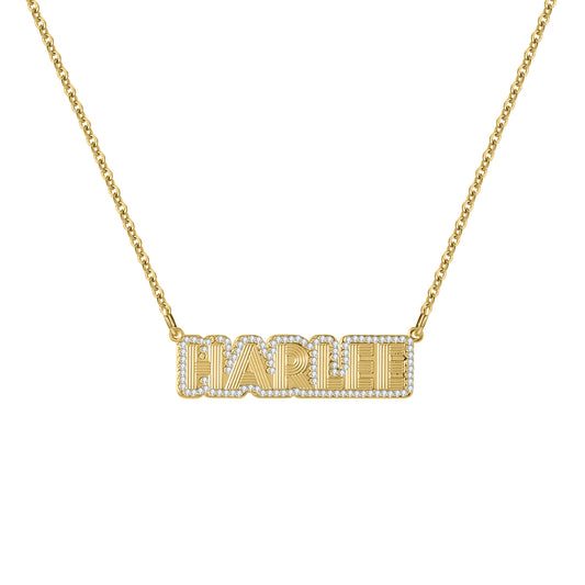 Individuelle Diamant-Halskette QN883 