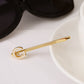 Custom Crystal Initial Letter Hair Clip QHZ-H8443