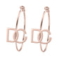 Custom Name Letters Hoop Earring QHE6001