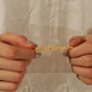 Custom Crystal Name Hair Clip QHZ-H8442