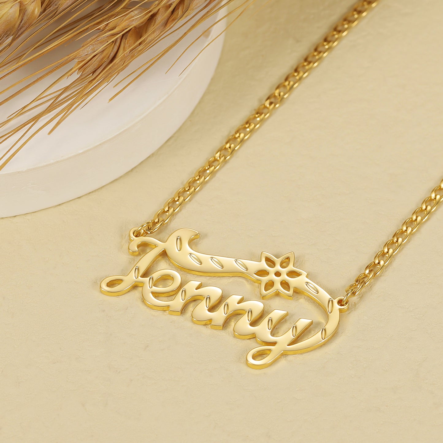 Custom Border Pattern Necklace QFN3004