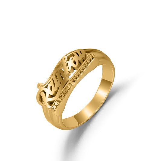Buchstaben-3D-Ring SR302-2