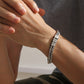 Custom Engraved Cuban Bracelet , Personalized Stainless Steel Chain Bracelet Gift for Him-SB3809