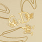 A-Z Crystal Butterfly Letter Necklace SSN3001