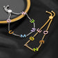 Custom Colorful Letter Bracelet QB870