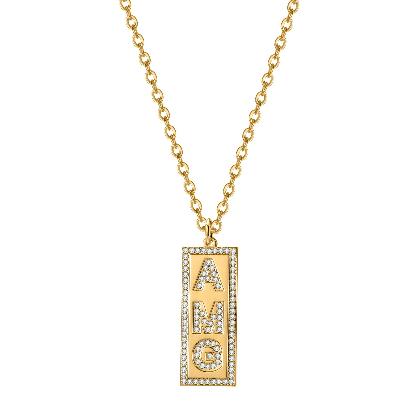 Crystal Name Necklace For Women QN882