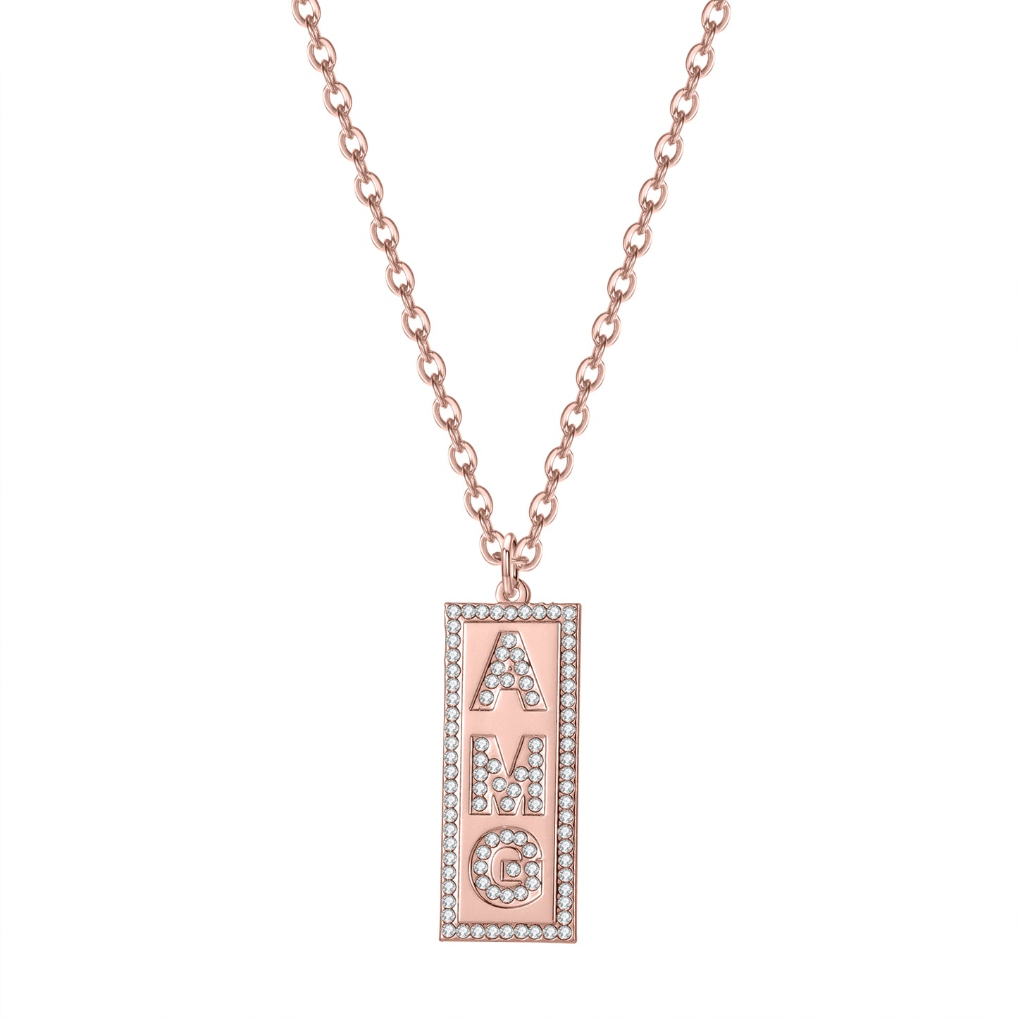 Crystal Name Necklace For Women QN882