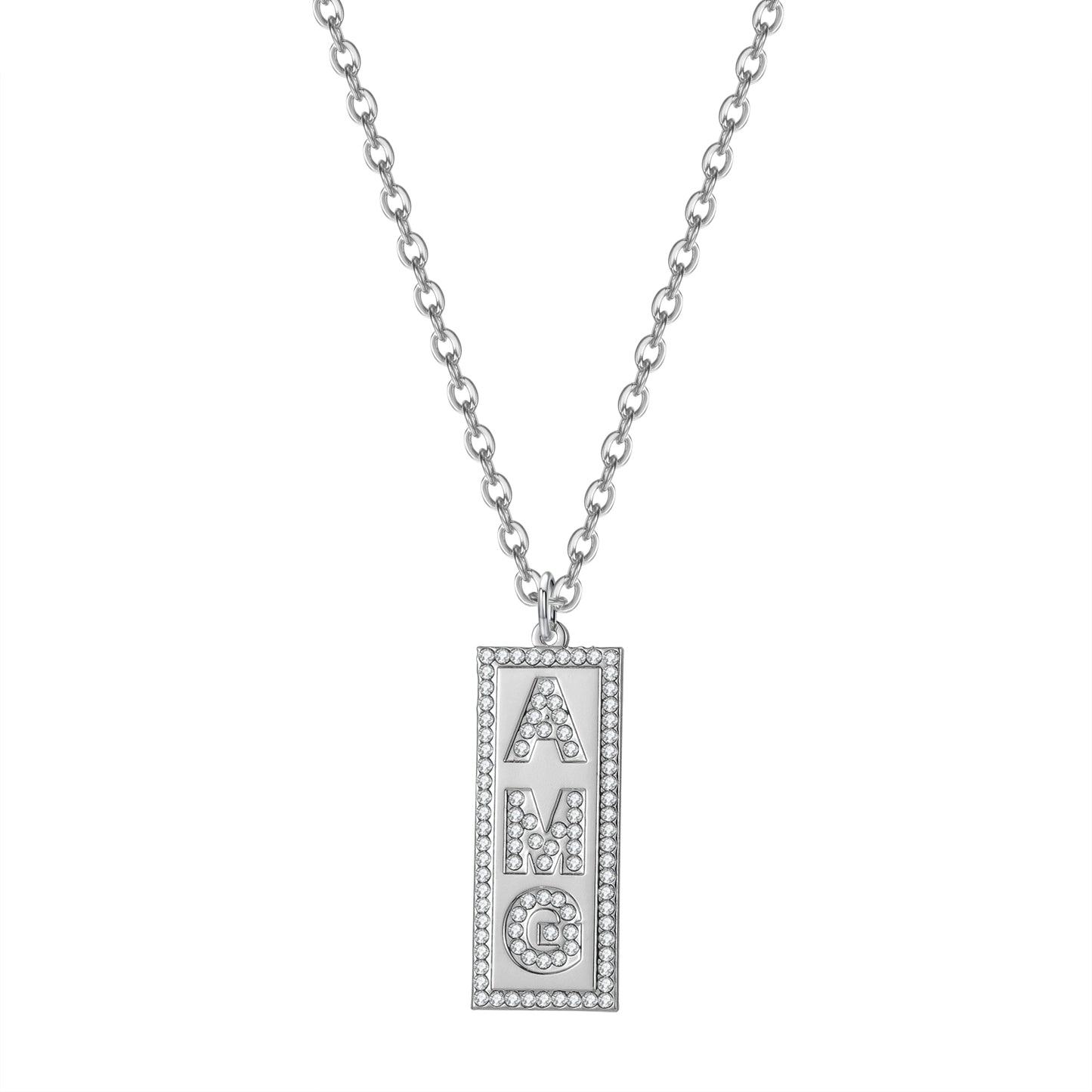 Crystal Name Necklace For Women QN882