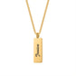 Engraved Square Name Necklace QN885