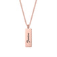 Engraved Square Name Necklace QN885