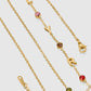 Personalized Name Necklace with Birthstones – Custom Letter Necklace for Women-KCN3811