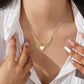 Engrave Name Heart Angel Pendant QN-N8695