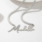 Women's Personalized Initial Diamond Necklace QN3165